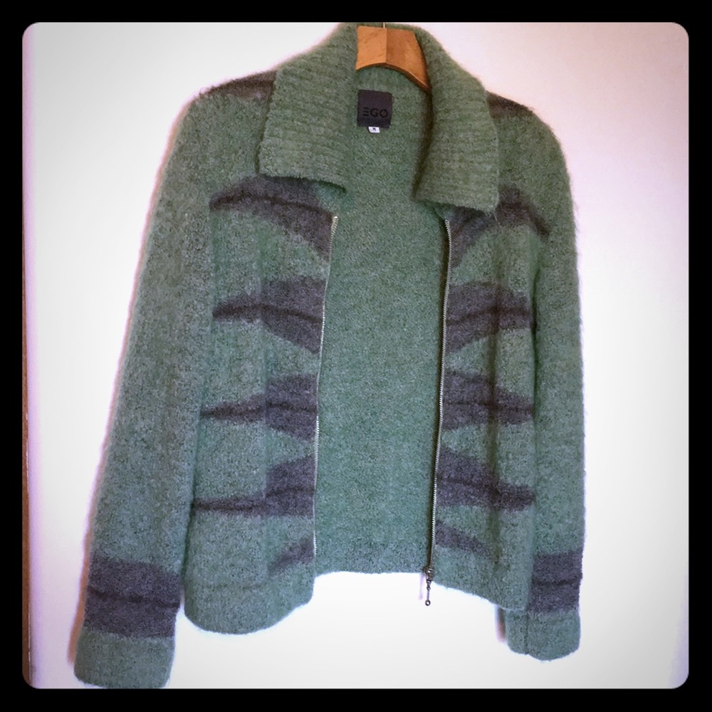 Cozy Wool Sweater Jacket